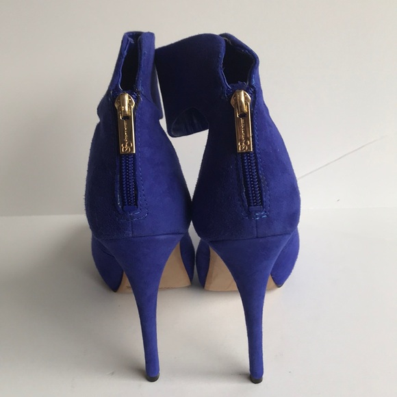 Jessica Simpson ‘NWing’ Suede Platform Heels 8.5 - Picture 8 of 12